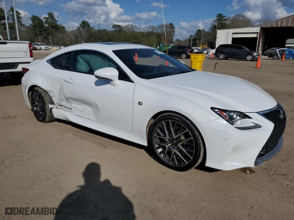 2016 Lexus RC 350 with VIN JTHHE5BC0G5014601, listed as a Copart auction lot 44446885 with 113,138 mi miles and Salvage Title. Bid and sale history available at carsss.com. Image 4.