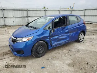 2019 Honda Fit LX z VIN 3HGGK5H48KM702436, wystawiony jako Copart lot #56769205 z przebiegiem 79 741 mil mil oraz Szkoda całkowita • Salvage title. Historia ofert i sprzedaży dostępna na DreamBid. Obrazek 1.