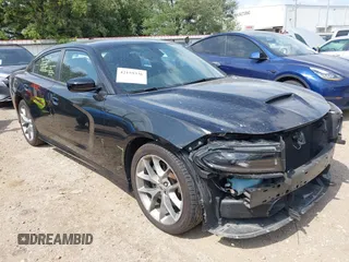 2023 Dodge Charger GT with VIN 2C3CDXHG1PH529771, listed as a IAAI auction lot 42159336 with 55,162 mi miles and . Bid and sale history available at carsss.com. Image 1.