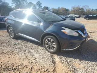 2017 Nissan Murano SL with VIN 5N1AZ2MG5HN132906, listed as a Copart auction lot 50062125 with 102,078 mi miles and Salvage Title. Bid and sale history available at carsss.com. Image 4.