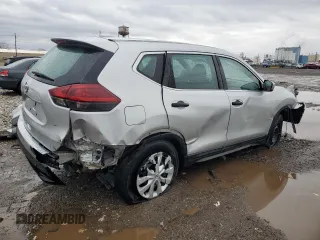 2019 Nissan Rogue SL with VIN 5N1AT2MT9KC809540, listed as a Copart auction lot 47640175 with 99,252 mi miles and Salvage Title. Bid and sale history available at DreamBid. Image 3.