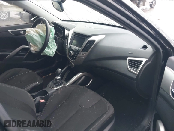 2012 Hyundai Veloster w/Black Int with VIN KMHTC6ADXCU024923, listed as a IAAI auction lot 41556793 with 101,923 mi miles and . Bid and sale history available at DreamBid. Image 5.