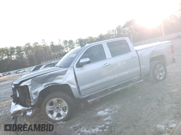 2017 Chevrolet Silverado 1500 LTZ with VIN 3GCPCSEC6HG442583, listed as a Copart auction lot 88414315 with 84,514 mi miles and Salvage Title. Bid and sale history available at DreamBid. Image 1.