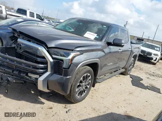 2024 Toyota Tundra 4WD Limited with VIN 5TFJA5DB0RX203498, listed as a IAAI auction lot 41524854 with 21,817 mi miles. Bid and sale history available at carsss.com. Image 2.