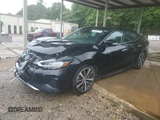 2021 Nissan Maxima SV with VIN 1N4AA6CVXMC507557, listed as a Copart auction lot 58887545 with 84,464 mi miles and Salvage title. Bid and sale history available at DreamBid. Image 1.