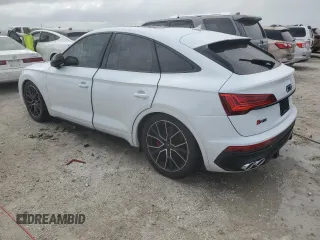 2024 Audi SQ5 Sportback Premium Plus with VIN WA124AFY8R2021674, listed as a Copart auction lot 74318384 with Not Provided miles and Non Repairable. Bid and sale history available at DreamBid. Image 2.