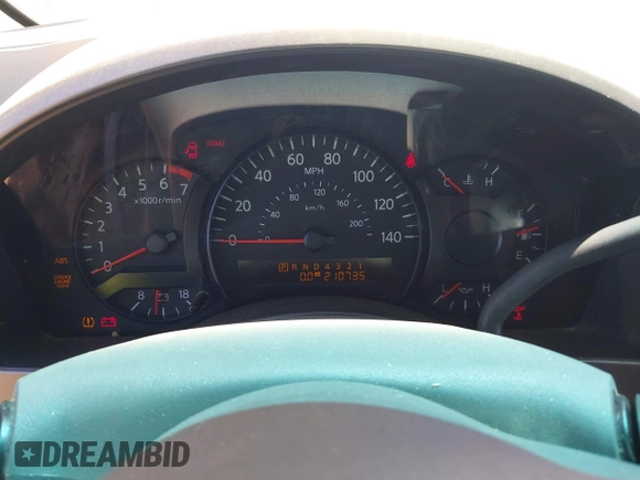 2007 Nissan Titan XE with VIN 1N6AA07AX7N231823, listed as a IAAI auction lot 42300587 with 210,735 mi miles and . Bid and sale history available at DreamBid. Image 7.