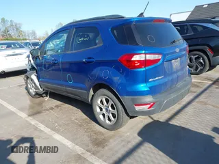 2018 Ford EcoSport SE with VIN MAJ3P1TEXJC240099, listed as a IAAI auction lot 41912970 with 92,940 mi miles. Bid and sale history available at carsss.com. Image 3.
