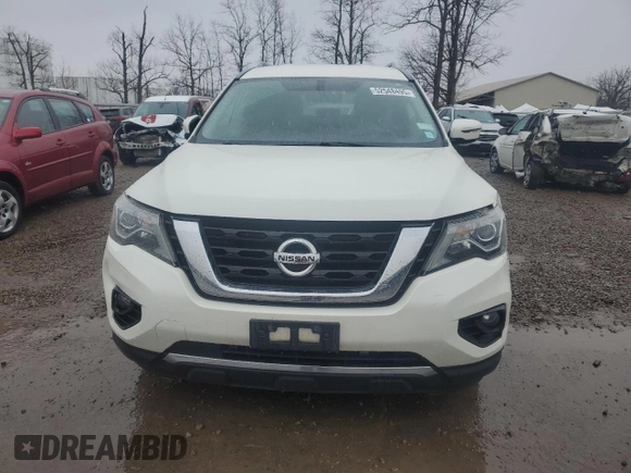 2017 Nissan Pathfinder S with VIN 5N1DR2MM8HC610475, listed as a Copart auction lot 52548495 with 66,766 mi miles and Salvage title. Bid and sale history available at DreamBid. Image 5.