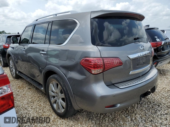 2014 Infiniti QX80 with VIN JN8AZ2NF6E9555108, listed as a Copart auction lot 53899575 with 156,989 mi miles and Clean Title. Bid and sale history available at carsss.com. Image 2.