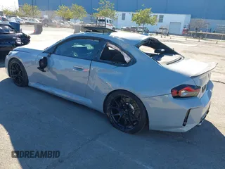 2023 BMW M2 with VIN 3MF13DM06P8D49660, listed as a IAAI auction lot 41279067 with 14,795 mi miles. Bid and sale history available at carsss.com. Image 3.
