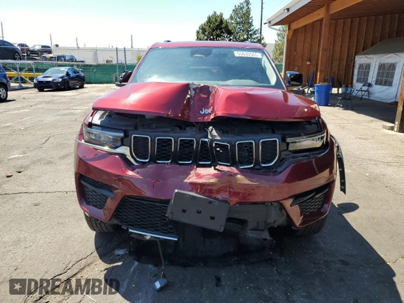 2023 Jeep Grand Cherokee Laredo with VIN 1C4RJHAG9PC514520, listed as a Copart auction lot 55630505 with 31,057 mi miles and Salvage title. Bid and sale history available at DreamBid. Image 5.