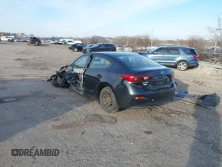 2015 Mazda 3 i SV with VIN JM1BM1T74F1246158, listed as a IAAI auction lot 41587923 with 147,001 mi miles. Bid and sale history available at carsss.com. Image 3.