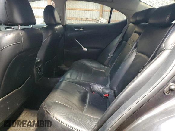 2006 Lexus IS 350 z VIN JTHBE262065002422, wystawiony jako Copart lot #62385705 z przebiegiem 365 512 mil mil oraz Czysty tytuł • Clean title. Historia ofert i sprzedaży dostępna na DreamBid. Obrazek 10.