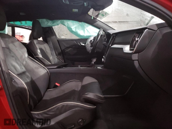 2019 Volvo S60 R-Design with VIN 7JRA22TM3KG007058, listed as a Copart auction lot 42963715 with 0 mi miles and Salvage Title. Bid and sale history available at carsss.com. Image 7.