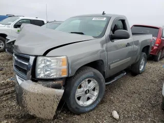 2007 Chevrolet Silverado 1500 LT w/1LT with VIN 1GCEC14037Z581089, listed as a Copart auction lot 43256685 with 0 mi miles and Salvage Title. Bid and sale history available at carsss.com. Image 1.