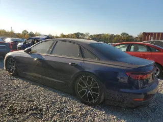 2021 Audi A8 with VIN WAU8EAF85MN015252, listed as a Copart auction lot 71368814 with 31,505 mi miles and Salvage Title. Bid and sale history available at carsss.com. Image 2.