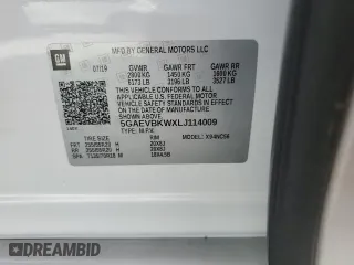 2020 Buick Enclave Premium with VIN 5GAEVBKWXLJ114009, listed as a Copart auction lot 45047045 with 5,433 mi miles and Non Repairable. Bid and sale history available at carsss.com. Image 14.