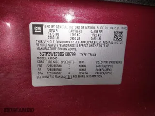 2013 GMC Sierra 1500 SLT with VIN 3GTP2WE70DG138799, listed as a IAAI auction lot 41555069 with 137,850 mi miles. Bid and sale history available at carsss.com. Image 9.