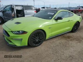 2020 Ford Mustang GT with VIN 1FA6P8CF2L5145624, listed as a Copart auction lot 48659495 with 80,888 mi miles and Salvage Title. Bid and sale history available at carsss.com. Image 1.