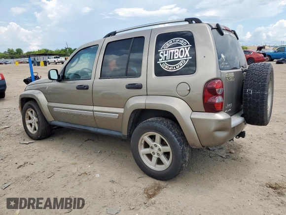 2005 Jeep Liberty Limited with VIN 1J8GL58K35W724478, listed as a Copart auction lot 61165405 with 202,099 mi miles and Salvage title. Bid and sale history available at DreamBid. Image 2.