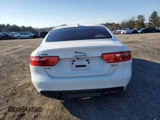 2017 Jaguar XE 35t Prestige with VIN SAJAK4BV3HA950830, listed as a Copart auction lot 82888794 with 0 mi miles and Salvage Title. Bid and sale history available at carsss.com. Image 6.