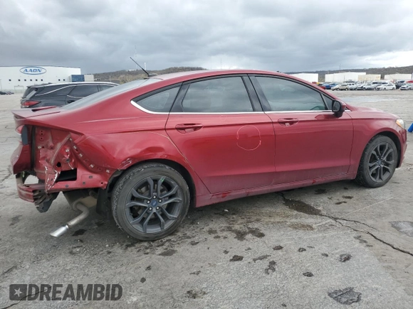 2018 Ford Fusion SE with VIN 3FA6P0H71JR240222, listed as a Copart auction lot 51106635 with 62,778 mi miles and Salvage Title. Bid and sale history available at carsss.com. Image 3.