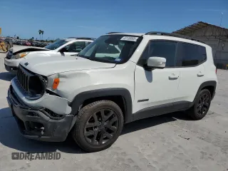2018 Jeep Renegade Altitude with VIN ZACCJABB2JPG81613, listed as a Copart auction lot 53138085 with 160,535 mi miles and Salvage title. Bid and sale history available at DreamBid. Image 1.