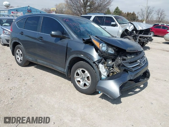 2013 Honda CR-V LX with VIN 5J6RM3H31DL001507, listed as a IAAI auction lot 41893759 with 74,315 mi miles. Bid and sale history available at carsss.com. Image 1.