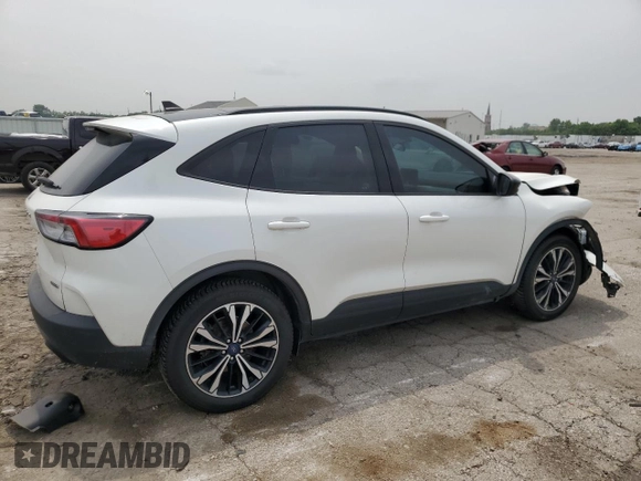 2021 Ford Escape SE Hybrid with VIN 1FMCU9BZ1MUB21115, listed as a Copart auction lot 60220795 with 73,083 mi miles and Salvage title. Bid and sale history available at DreamBid. Image 3.