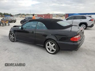 2003 Mercedes-Benz CLK 430 with VIN WDBLK70G83T131028, listed as a Copart auction lot 81419254 with 77,463 mi miles and Non Repairable. Bid and sale history available at DreamBid. Image 2.