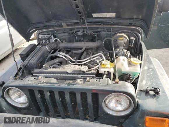 2003 Jeep Wrangler Sport with VIN 1J4FA49S43P301542, listed as a Copart auction lot 75704824 with Not Provided miles and Salvage Title. Bid and sale history available at carsss.com. Image 11.