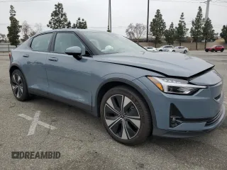 2024 Polestar 2 z VIN YSMFD3KA1RL220740, wystawiony jako Copart lot #52755355 z przebiegiem 9 416 mil mil oraz Szkoda całkowita • Salvage title. Historia ofert i sprzedaży dostępna na DreamBid. Obrazek 4.