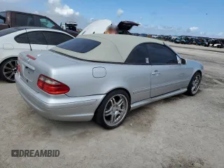 2003 Mercedes-Benz CLK 430 with VIN WDBLK70G33T137769, listed as a Copart auction lot 75193894 with Not Provided miles and Salvage Title. Bid and sale history available at DreamBid. Image 3.