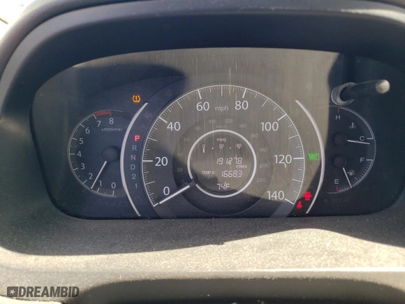 2013 Honda CR-V LX with VIN 2HKRM4H32DH627809, listed as a Copart auction lot 64252044 with 191,278 mi miles and Salvage Title. Bid and sale history available at carsss.com. Image 9.