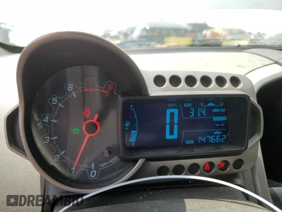 2015 Chevrolet Sonic LS with VIN 1G1JB6SH4F4198631, listed as a Copart auction lot 63808334 with 147,662 mi miles and Salvage title. Bid and sale history available at DreamBid. Image 9.