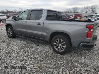 2021 Chevrolet Silverado 1500 RST with VIN 1GCUYEED7MZ121094, listed as a Copart auction lot 80499534 with 45,058 mi miles and Salvage Title. Bid and sale history available at carsss.com. Image 2.