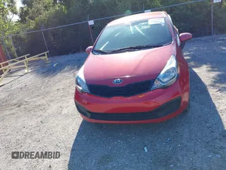 2014 Kia Rio LX with VIN KNADM4A35E6327324, listed as a IAAI auction lot 41893805 with 129,330 mi miles. Bid and sale history available at carsss.com. Image 12.