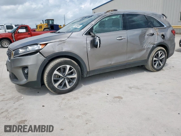2019 Kia Sorento EX with VIN 5XYPH4A59KG534328, listed as a Copart auction lot 54894065 with 84,168 mi miles and Salvage title. Bid and sale history available at DreamBid. Image 1.