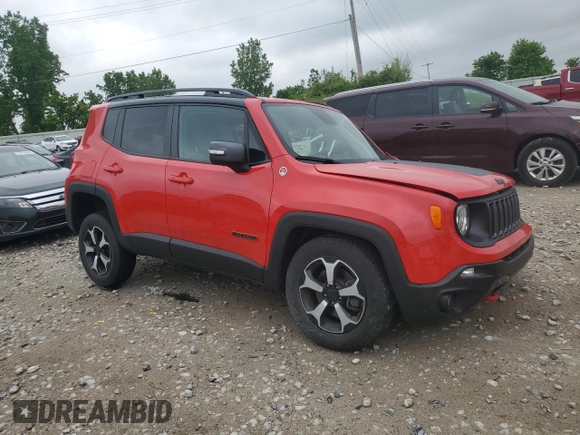 2020 Jeep Renegade Trailhawk с VIN ZACNJBC17LPM03536, выставлен на аукционе Copart как лот 59369535 с пробегом Не указан миль и На запчасти • Non repairable. История ставок и продаж доступна на DreamBid. Изображение 4.