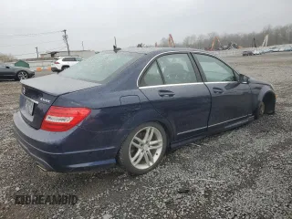 2013 Mercedes-Benz C-Class C 300 Sport with VIN WDDGF8AB0DR245299, listed as a Copart auction lot 51048185 with 196,687 mi miles and Salvage Title. Bid and sale history available at carsss.com. Image 3.