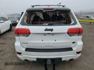 2015 Jeep Grand Cherokee Overland with VIN 1C4RJFCG8FC174325, listed as a Copart auction lot 51074475 with Not Provided miles and Salvage Title. Bid and sale history available at carsss.com. Image 6.