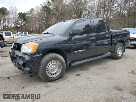 2008 Nissan Titan XE with VIN 1N6AA07D48N358871, listed as a Copart auction lot 48846295 with 127,799 mi miles and Salvage Title. Bid and sale history available at carsss.com. Image 1.