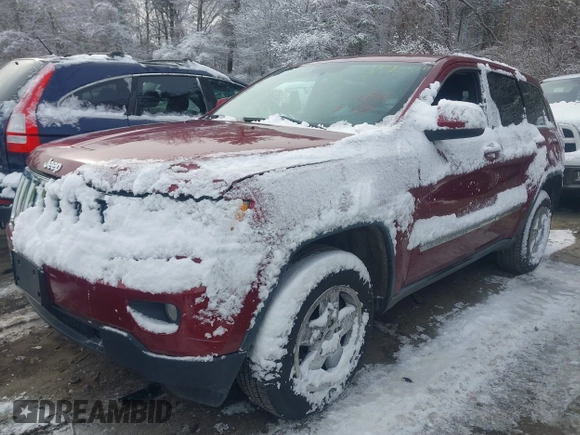 2012 Jeep Grand Cherokee Laredo with VIN 1C4RJFAGXCC174678, listed as a IAAI auction lot 41347849 with 134,156 mi miles. Bid and sale history available at carsss.com. Image 17.