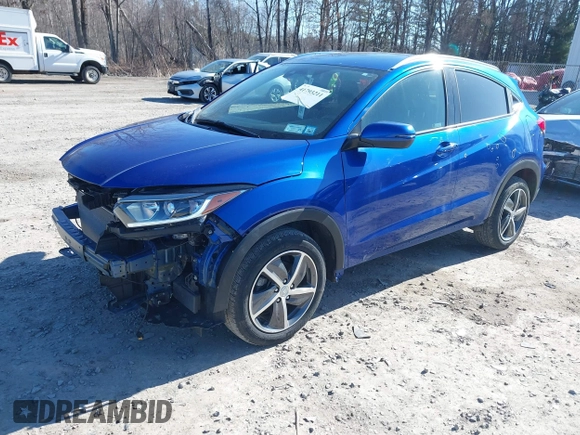 2021 Honda HR-V EX with VIN 3CZRU6H56MM733617, listed as a IAAI auction lot 41793211 with 53,327 mi miles. Bid and sale history available at carsss.com. Image 17.