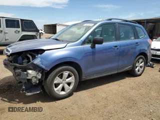 2015 Subaru Forester 2.5i with VIN JF2SJABC6FH487087, listed as a Copart auction lot 64630205 with 132,726 mi miles and Salvage title. Bid and sale history available at DreamBid. Image 1.