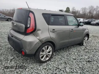 2014 Kia Soul + with VIN KNDJP3A56E7006816, listed as a Copart auction lot 48454075 with 91,434 mi miles and Salvage Title. Bid and sale history available at carsss.com. Image 3.