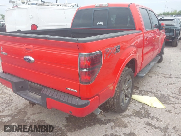 2012 Ford F-150 XL with VIN 1FTFW1CF3CFB42553, listed as a IAAI auction lot 41904608 with 303,617 mi miles. Bid and sale history available at carsss.com. Image 4.