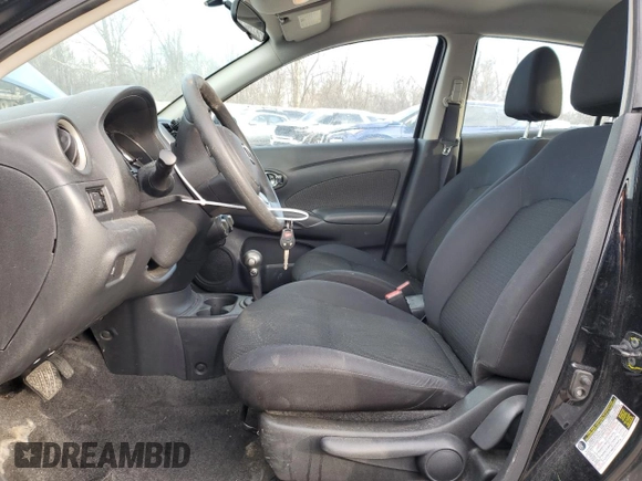 2012 Nissan Versa S with VIN 3N1CN7AP5CL938038, listed as a Copart auction lot 46330065 with 95,806 mi miles and Salvage Title. Bid and sale history available at carsss.com. Image 7.