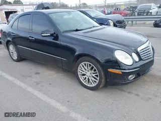 2007 Mercedes-Benz E-Class 3.5L with VIN WDBUF56X87A991405, listed as a IAAI auction lot 41724615 with 201,530 mi miles. Bid and sale history available at carsss.com. Image 1.